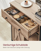 Dressoir Industrieel – Met Schuifdeur – 70 x 30 x 80 cm