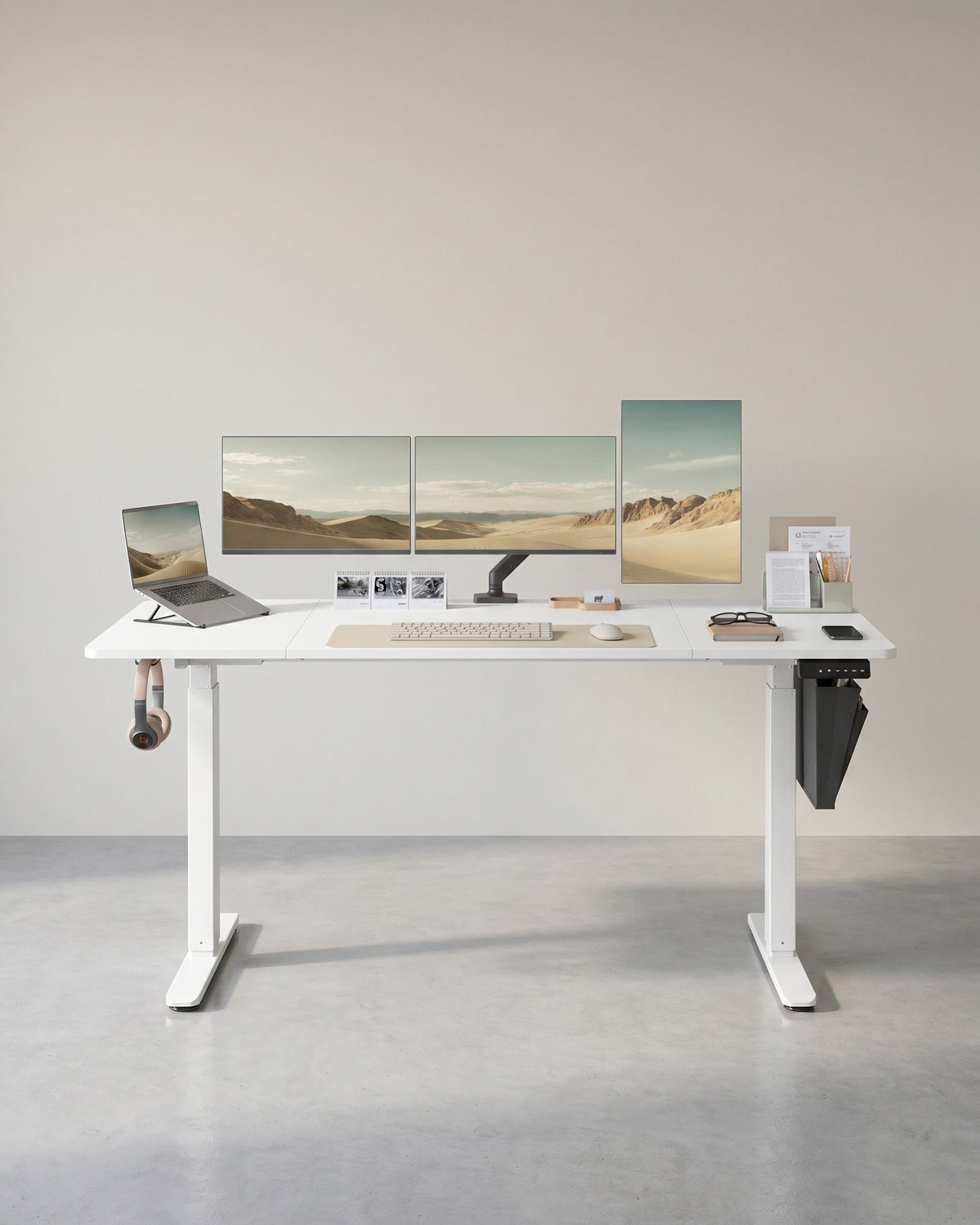 Zit Sta Bureau Elektrisch – Hoog Laag Bureau – In Hoogte Verstelbaar – Ergonomisch
