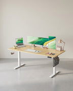 Zit Sta Bureau Elektrisch 180 x 80 cm – In Hoogte Verstelbaar – 4 Geheugenstanden – USB-C – Kabelbeheer