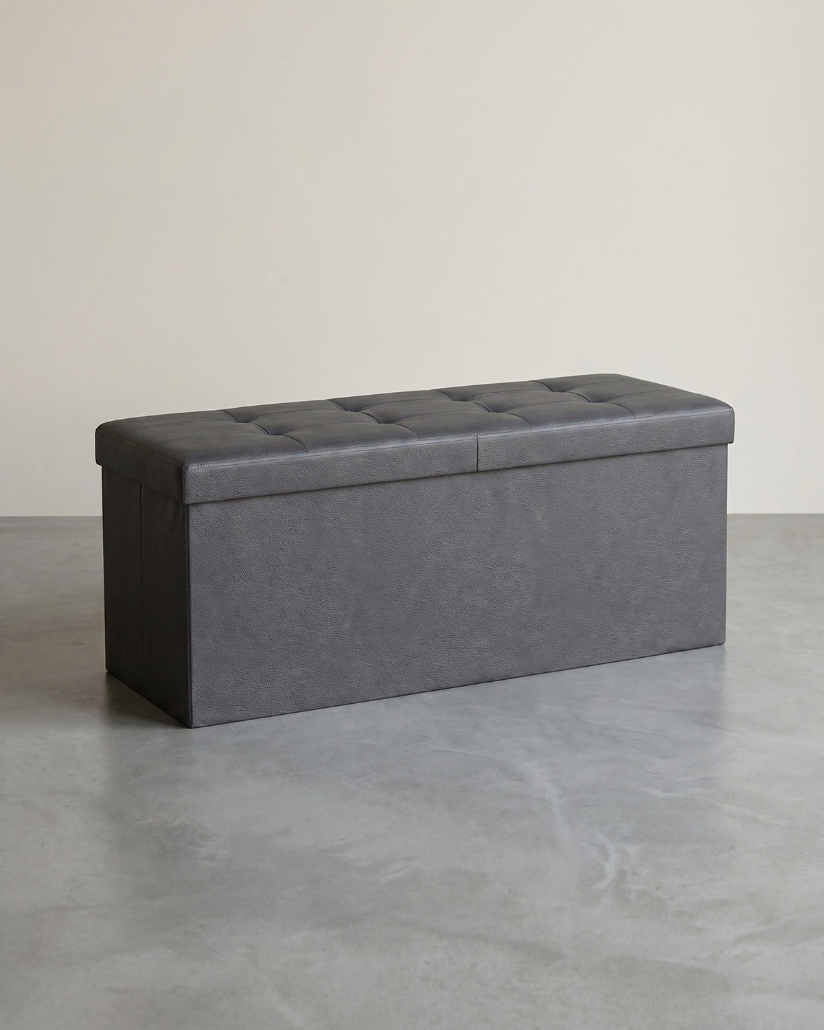Opvouwbare Opbergbank 131 Liter - Hocker - Kunstleer