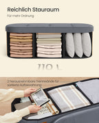 Opbergbank - 38 x 80 x 40 cm - Met Klapdeksel - Voor Slaapkamer Of Hal