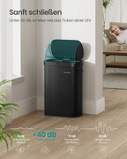 Grote Automatische Prullenbak 50L - Met Sensor En Softclose Deksel - Voor Keuken Of Kantoor