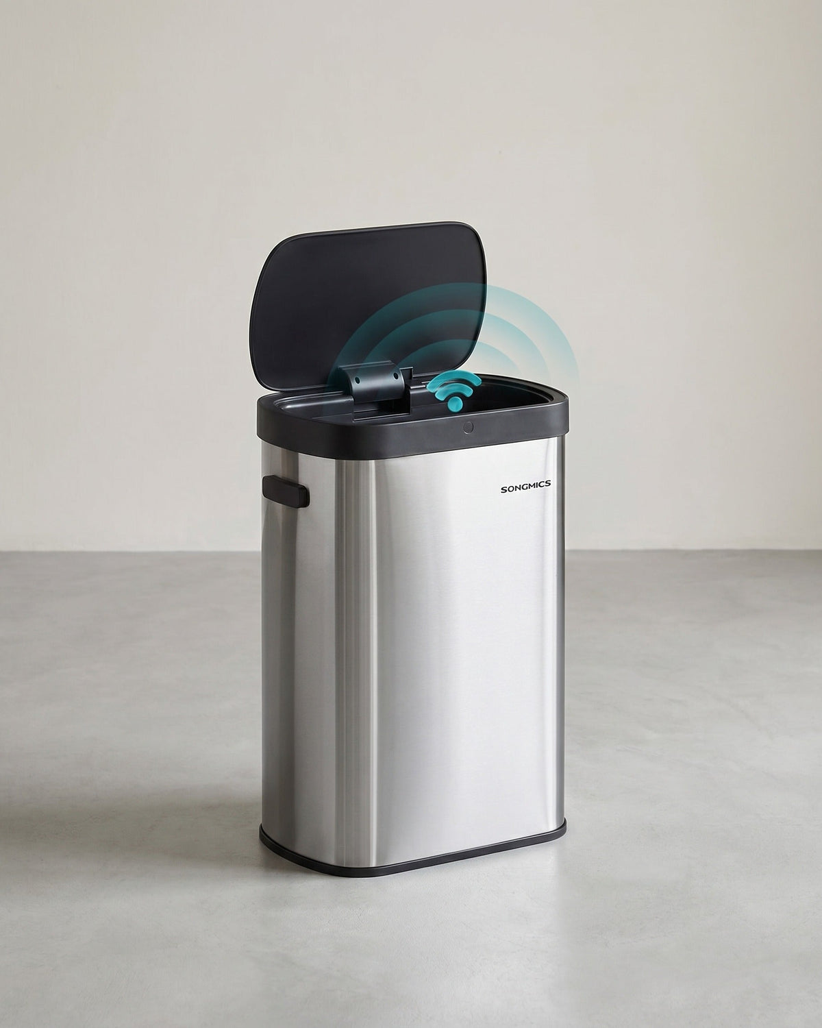 Grote Automatische Prullenbak 50L - Met Sensor En Softclose Deksel - Voor Keuken Of Kantoor