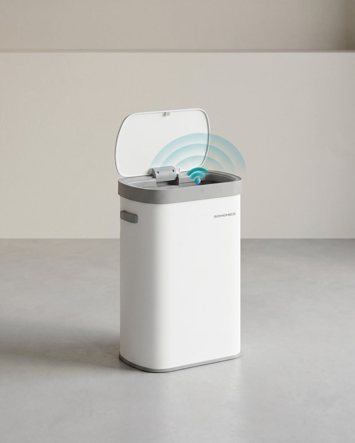 Grote Automatische Prullenbak 50L - Met Sensor En Softclose Deksel - Voor Keuken Of Kantoor
