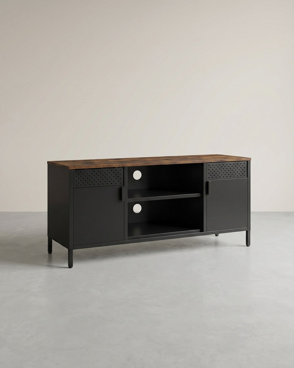 Stijlvol TV-meubel met opbergruimte en vintage design - TV Kast