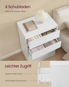Ladekast Modern – 4 Lades – KAILYN Collectie – Minimalistisch Ontwerp