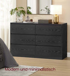 Ladekast Modern – 6 Lades – Commode – KAILYN Collectie