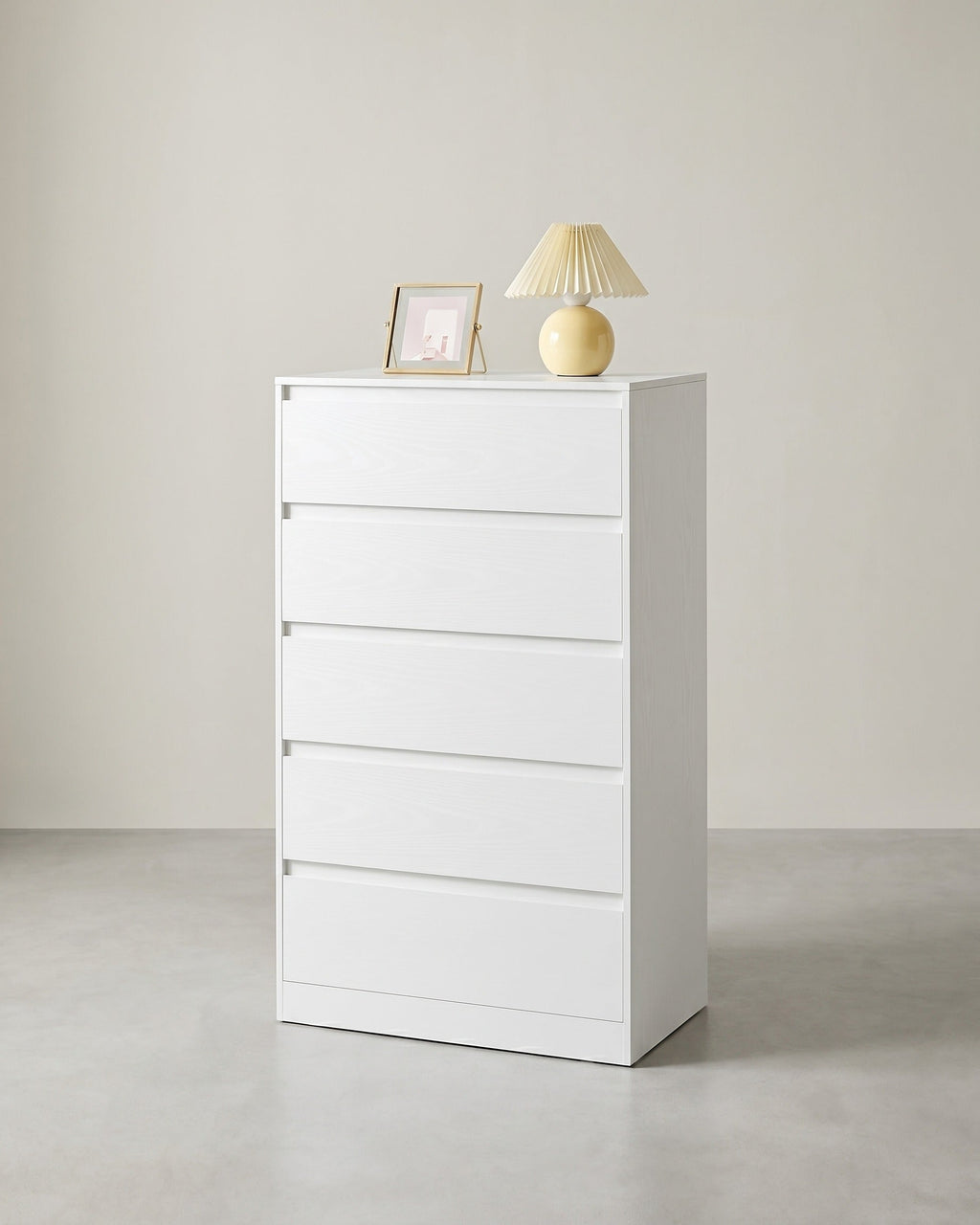 Dressoir - 5 Lades - 40 x 60 x 97 cm - Voor Slaapkamer Of Hal