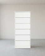 Dressoir Met 6 Lades - Hoge Ladekast - Voor Slaapkamer En Hal