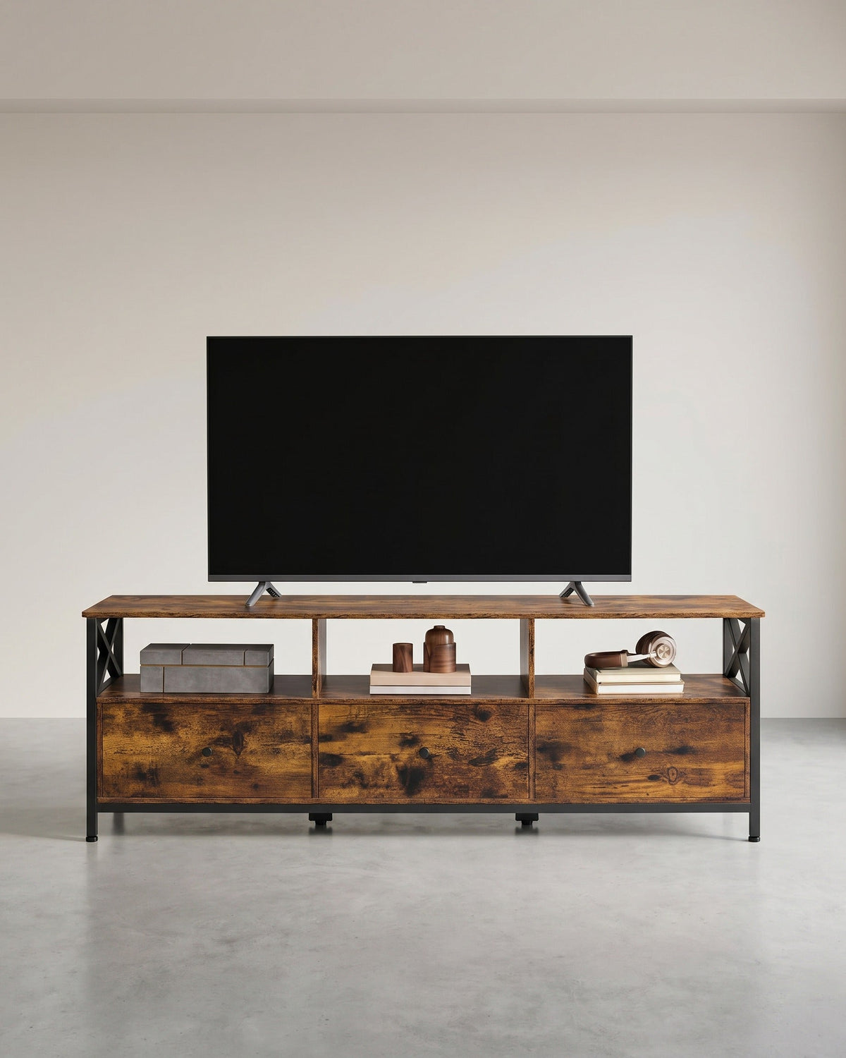 TV Meubel - Voor TV Tot 65 Inch - Royale Opbergruimte - 147 cm Breed