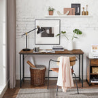 Bureau Industrieel Design – 140 cm Breed – Compact en Stevig – Tot 50 kg Draagvermogen
