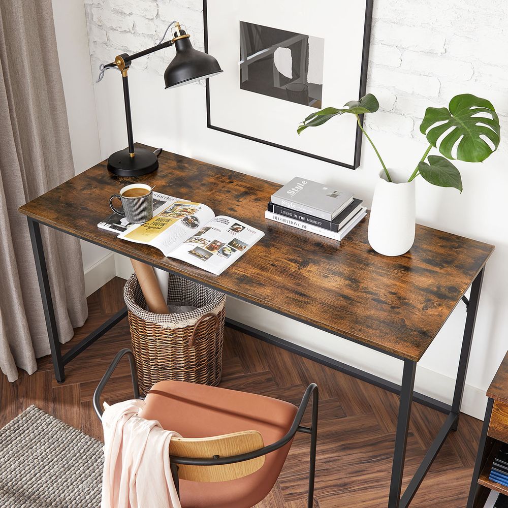 Bureau Industrieel Design – 140 cm Breed – Compact en Stevig – Tot 50 kg Draagvermogen