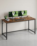 Bureau Industrieel Design – 140 cm Breed – Compact en Stevig – Tot 50 kg Draagvermogen