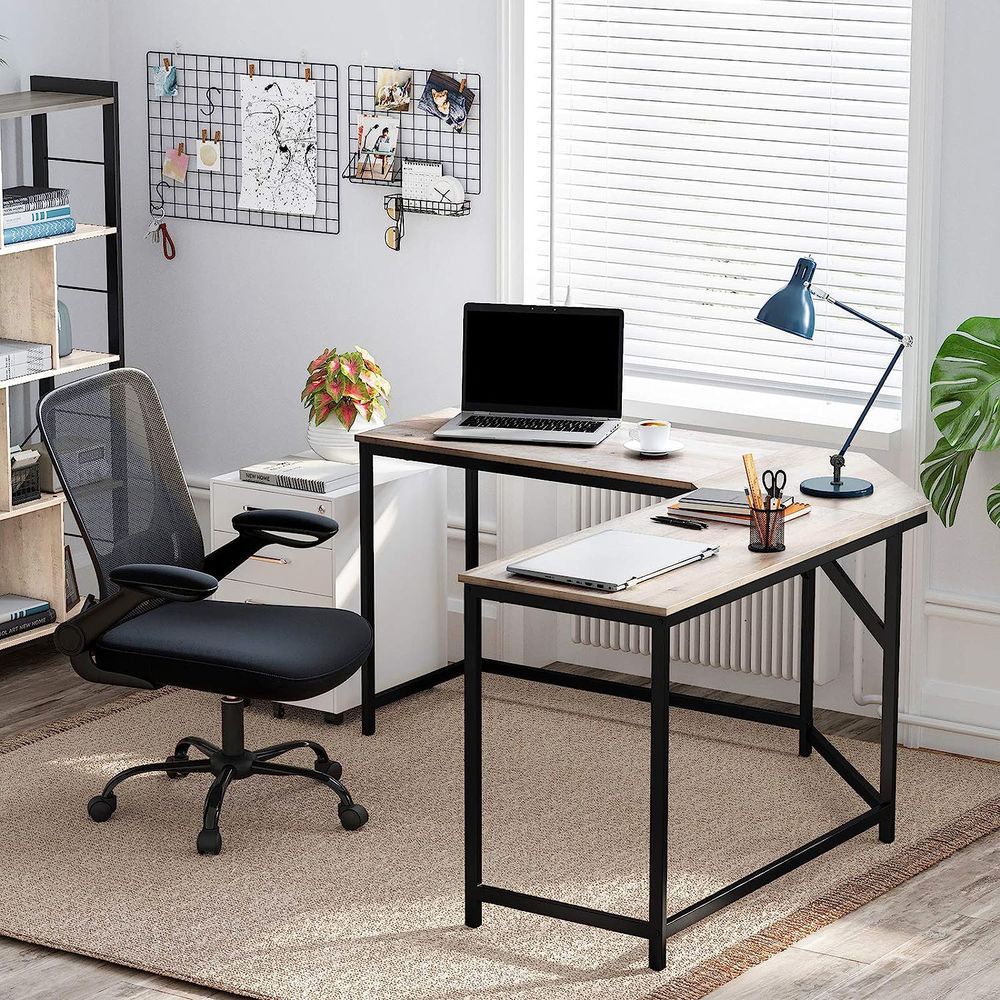 Hoekbureau L-Vormig 149 x 149 cm – Met Kabeldoorvoer – Ruimtebesparend – Tot 50 kg