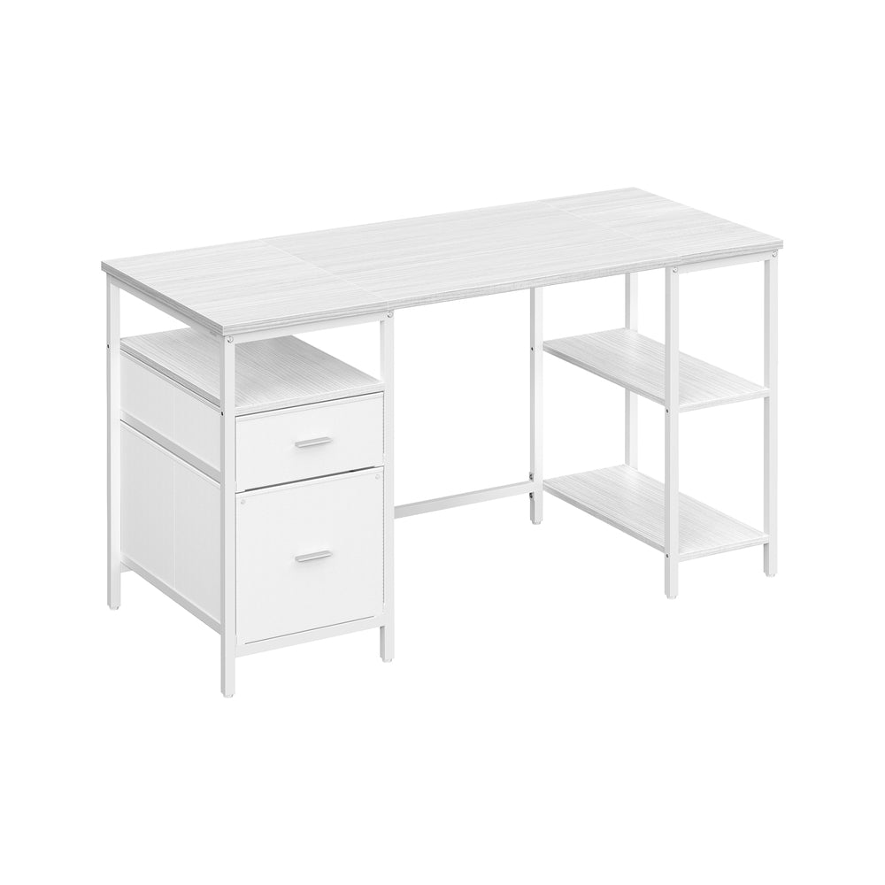 Bureau Vintage – Industrieel Design – Met Laden en Planken – Tot 50 kg