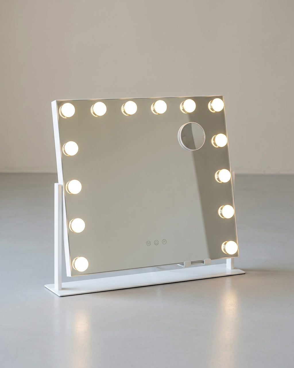 Make-Up Spiegel - 14 LED Lampen - Met USB Lader En Touch Bediening