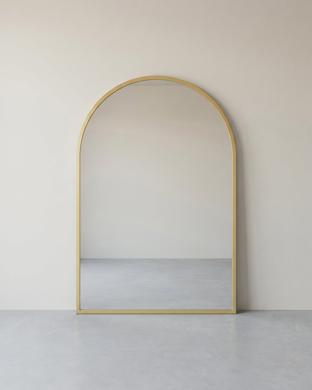 Wandspiegel Met Aluminium Frame – Ovaal Ontwerp – Breukbestendig Veiligheidsglas – 91 x 61 cm
