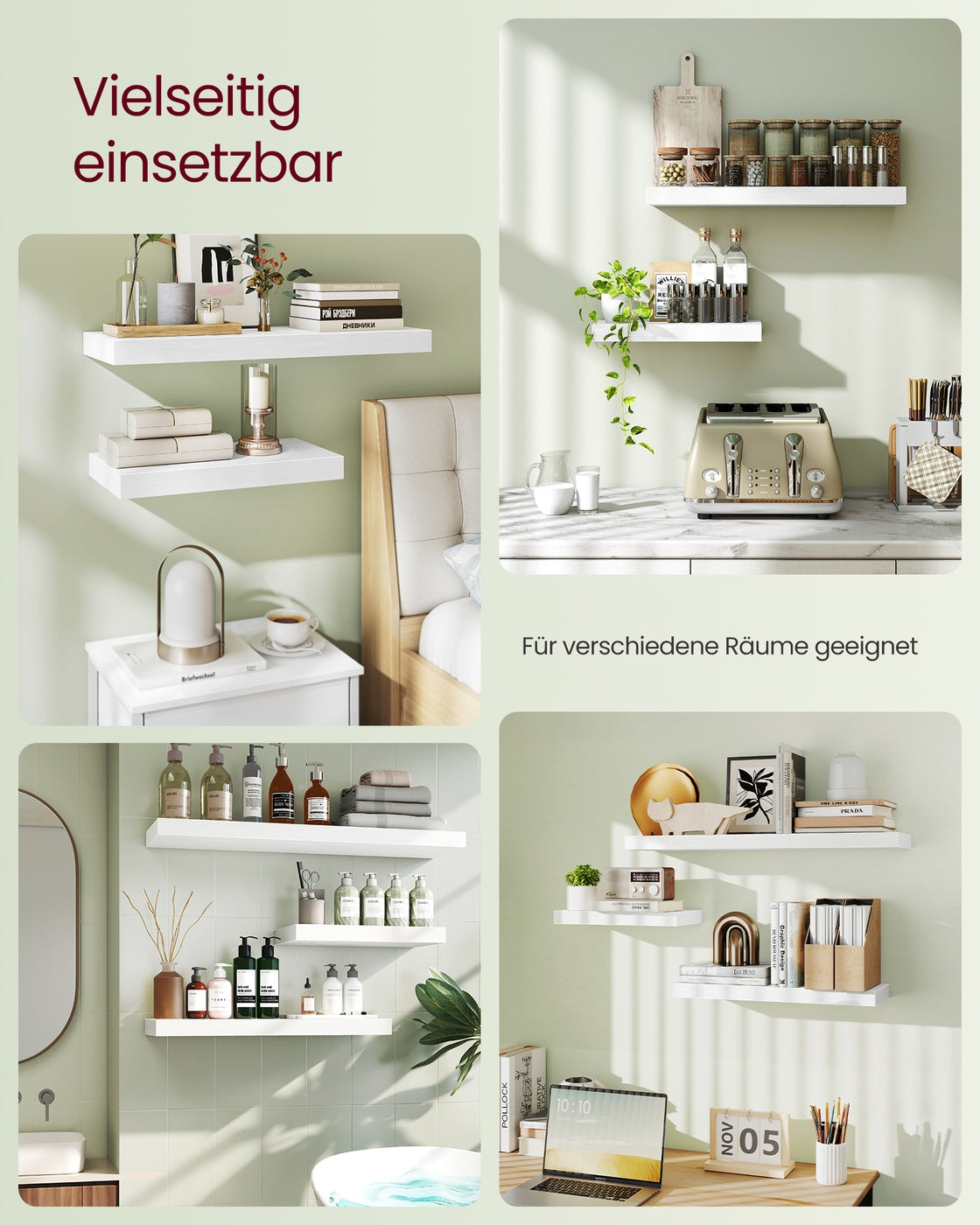 Zwevende Wandplank Voor Fotolijsten - Smal Wandboard - Voor Woonkamer En Hal