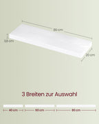 Zwevende Wandplank Voor Fotolijsten - Smal Wandboard - Voor Woonkamer En Hal