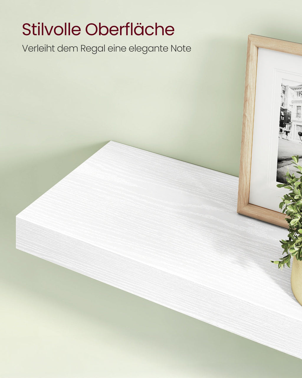 Zwevende Wandplank Voor Fotolijsten - Smal Wandboard - Voor Woonkamer En Hal