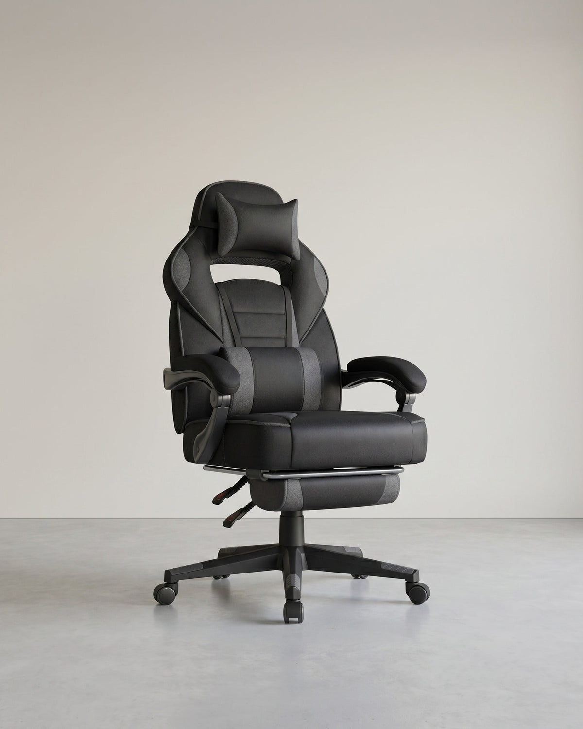Gamestoel Ergonomisch – Met Hoofdkussen en Voetensteun – Verstelbaar