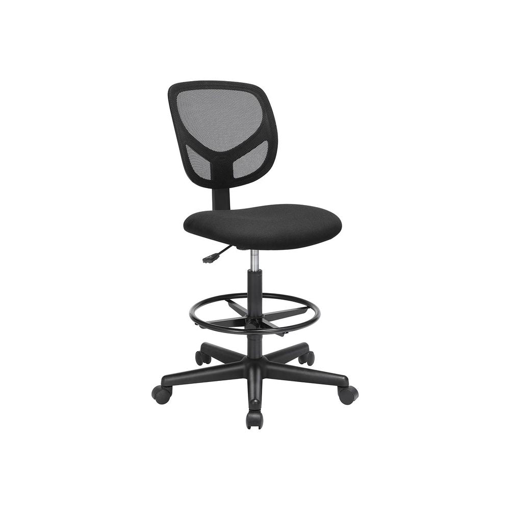 Ergonomische Bureaustoel Hoog – Met Verstelbare Voetsteun – Zonder Armleuning