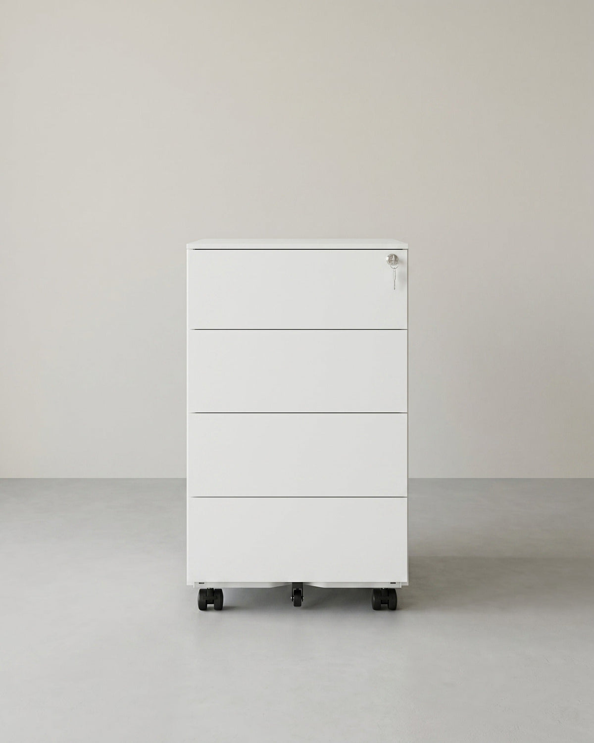 Metalen Ladeblok Met 3 Laden – Compacte Kantooropberger op Wielen – Stevig en Veilig Design