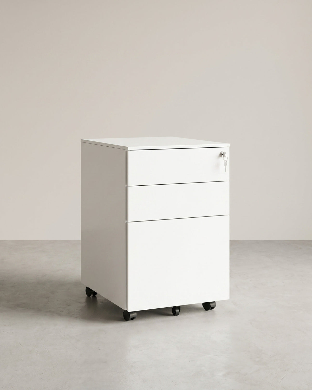 Ladeblok met Wielen - met Slot - 3 Lade