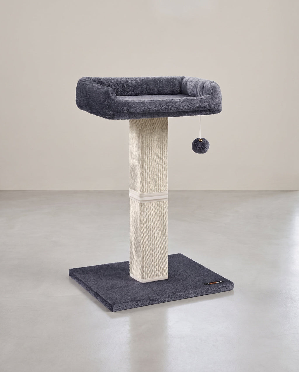 Krabpaal Met Verhoogd Ligbed - Stevige Sisal Krabzuil - Inclusief Speelbal