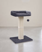 Krabpaal Met Verhoogd Ligbed - Stevige Sisal Krabzuil - Inclusief Speelbal