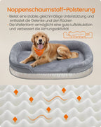 Comfortabel Hondenbed - Orthopedisch Ligkussen - Afneembare Hoes - Waterdicht - Anti-slip Onderkant