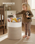Wasmand Kinderkamer - Katoenen Touw - 60 Liter Opbergmand Met Handvatten