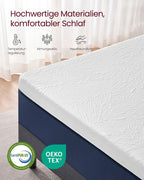 7-Zone Matras – Gel Memory Foam – Drukverlagend – Afneembare Hoes – Comfortschuim