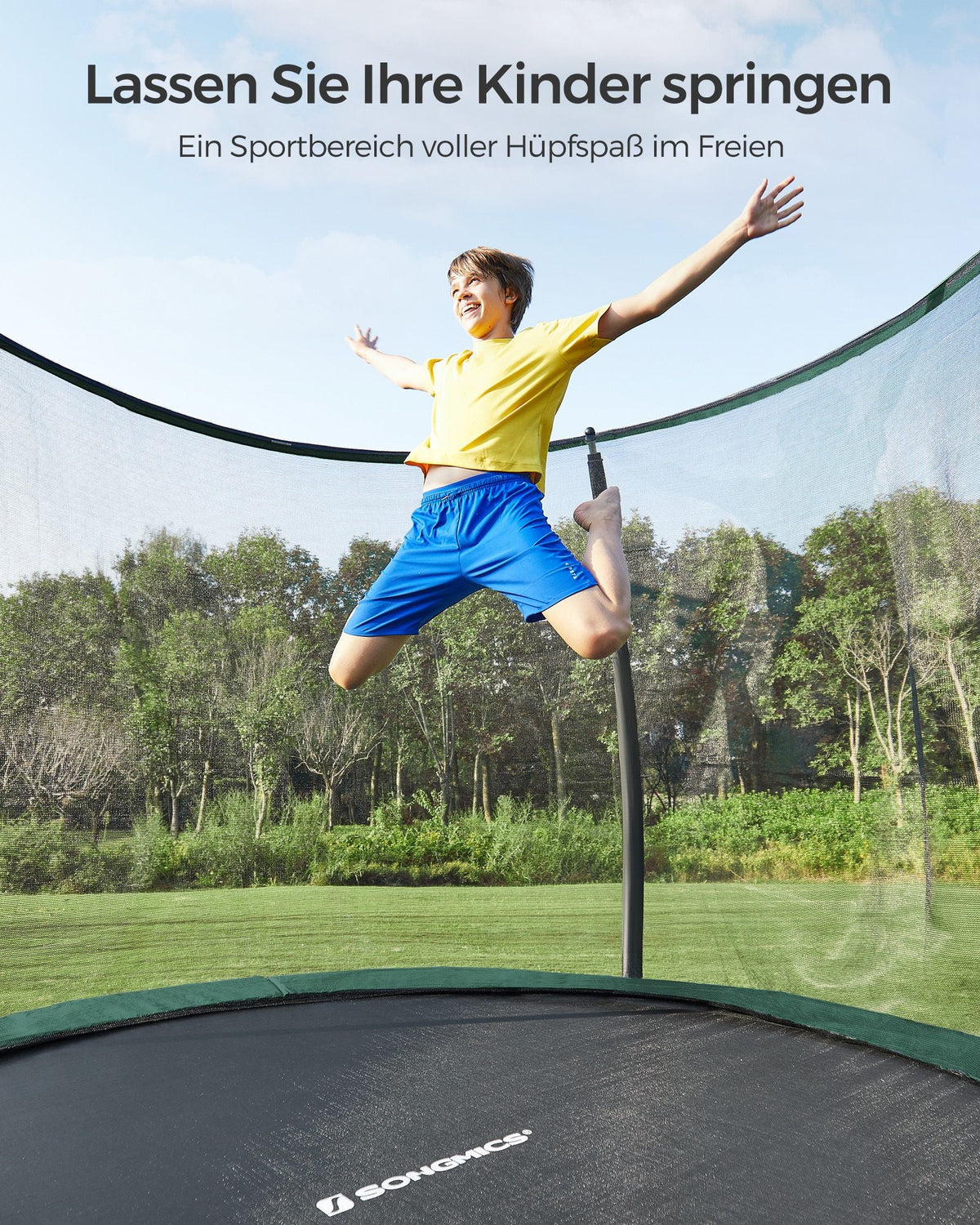 Tuintrampoline met Veiligheidsnet - Ronde Trampoline - Ø 305 - 366 cm