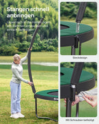 Tuintrampoline met Veiligheidsnet - Ronde Trampoline - Ø 305 - 366 cm