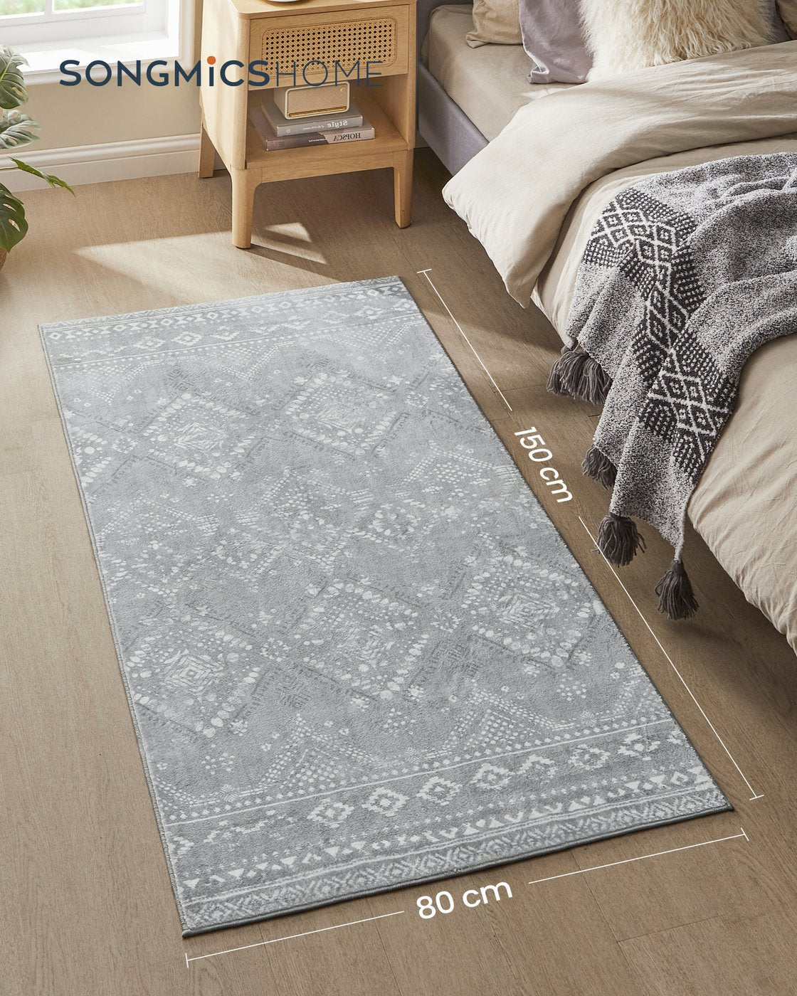 Boho-Tapijt 150x80 - Antislip - Voor Gezellige Woonruimte