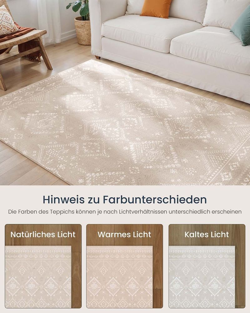 BOHO Vloerkleed – Antislip & Wasbaar – Polyester met Viltlaag