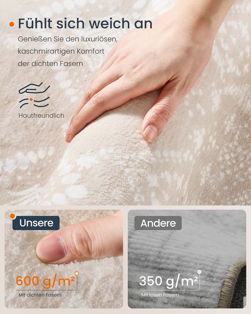 BOHO Vloerkleed – Antislip & Wasbaar – Polyester met Viltlaag