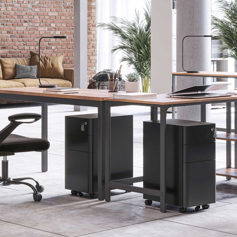 Archiefkast met 3 Laden - Ladeblok - Kast met Wieltjes
