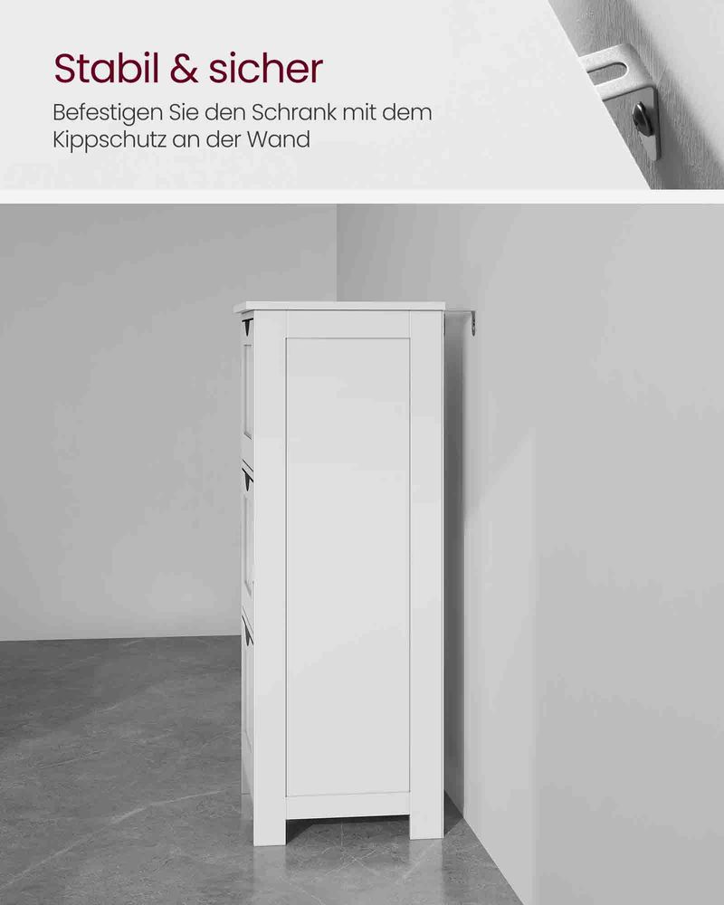 Badkamerkast met 3 of 4 lades - Compact en functioneel