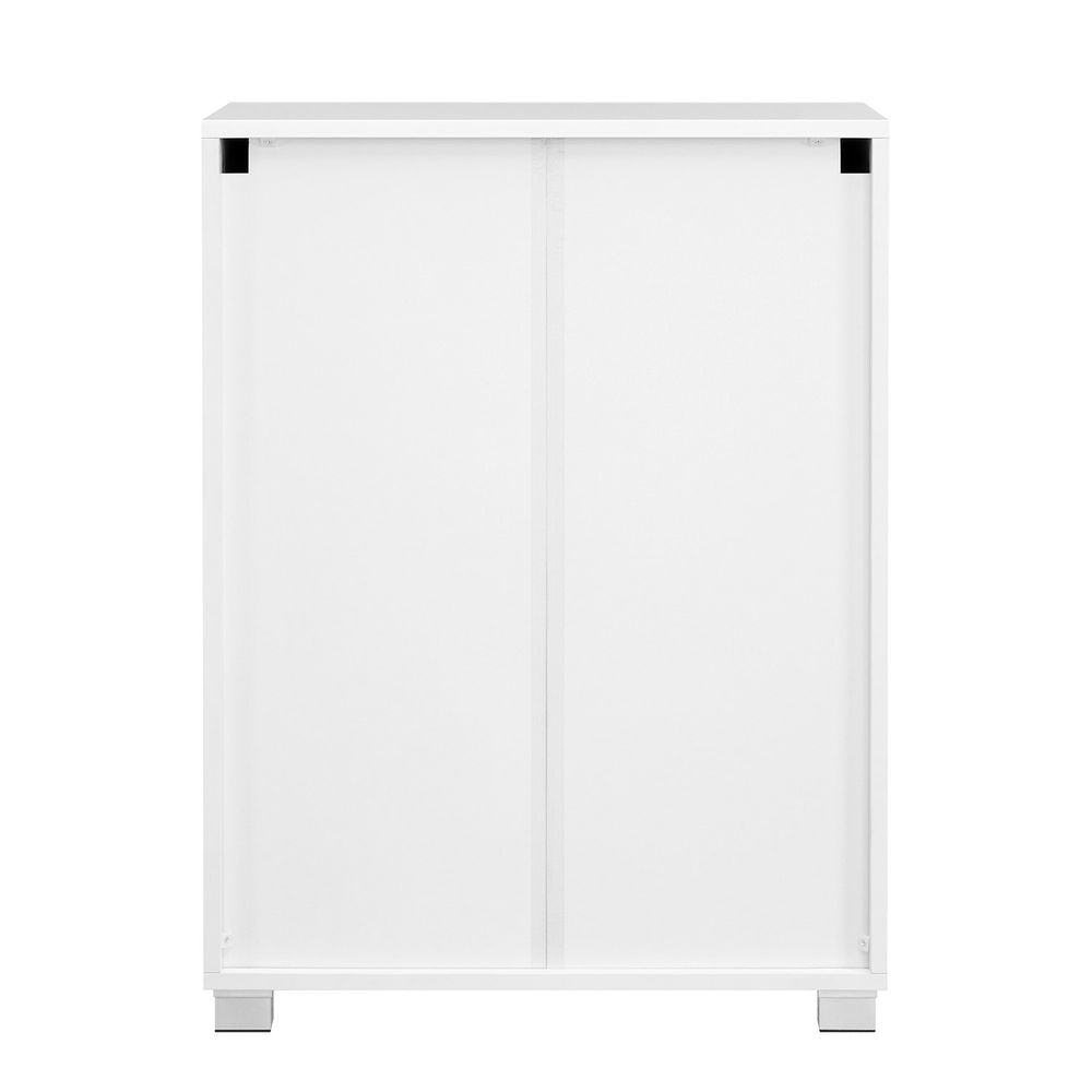 Badkamerkast met Opbergruimte - Moderne Bijzetkast - 60x80x30 cm - Wit