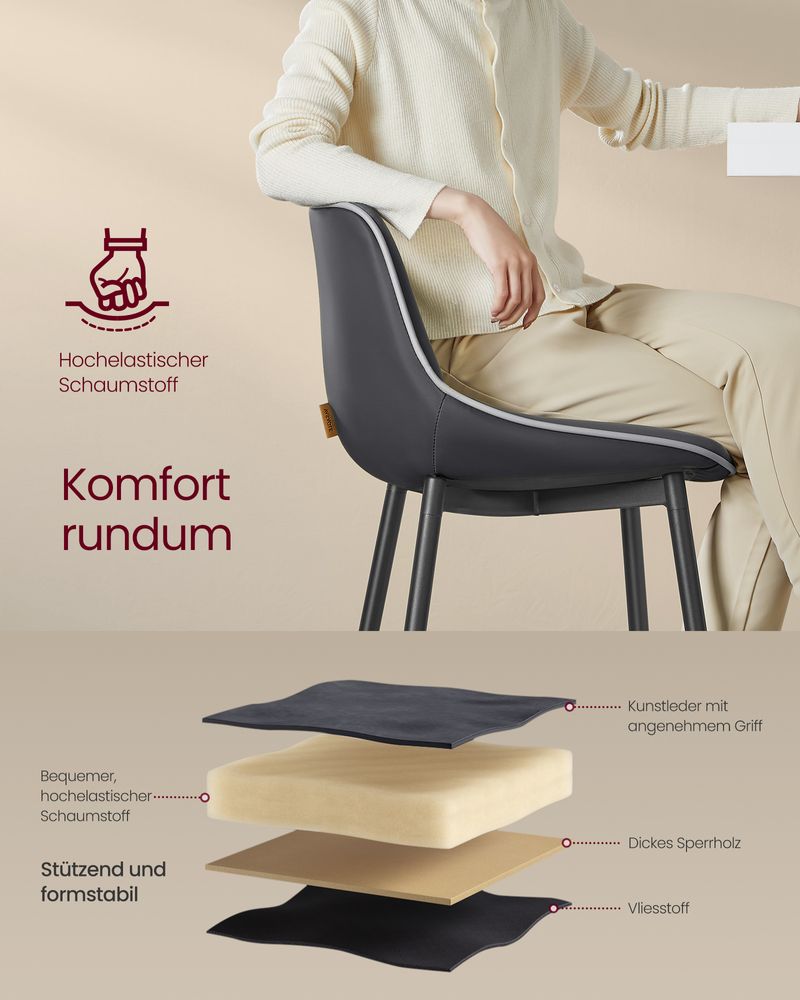 Barkrukken Set van 2 - Barstoelen - Hoge Stoelen
