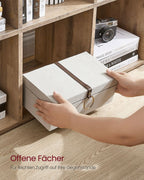 Boekenkast met 10 Open Compartimenten – Veelzijdige Roomdivider voor Boeken en Decoraties