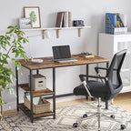 Bureau Industrieel – Computertafel met 2 Legplanken Links of Rechts