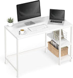 Bureau Industrieel – Computertafel met 2 Legplanken Links of Rechts