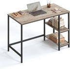 Bureau Industrieel – Computertafel met 2 Legplanken Links of Rechts