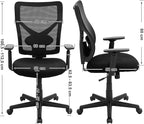 Ergonomische Bureaustoel – Kantelmechanisme – Verstelbare Armleuningen – Mesh