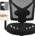 Ergonomische Bureaustoel – Kantelmechanisme – Verstelbare Armleuningen – Mesh