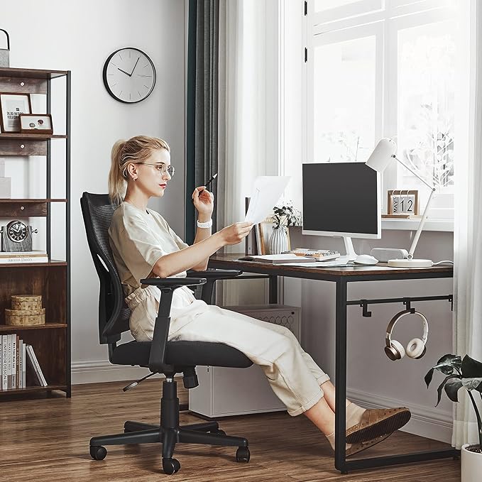 Ergonomische Bureaustoel – Kantelmechanisme – Verstelbare Armleuningen – Mesh