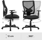 Ergonomische Bureaustoel – Kantelmechanisme – Verstelbare Armleuningen – Mesh